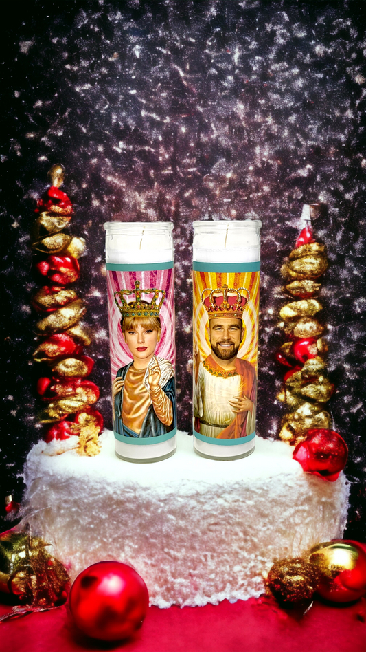 TAYLOR & TRAVIS CELEBRITY SAINT CANDLE