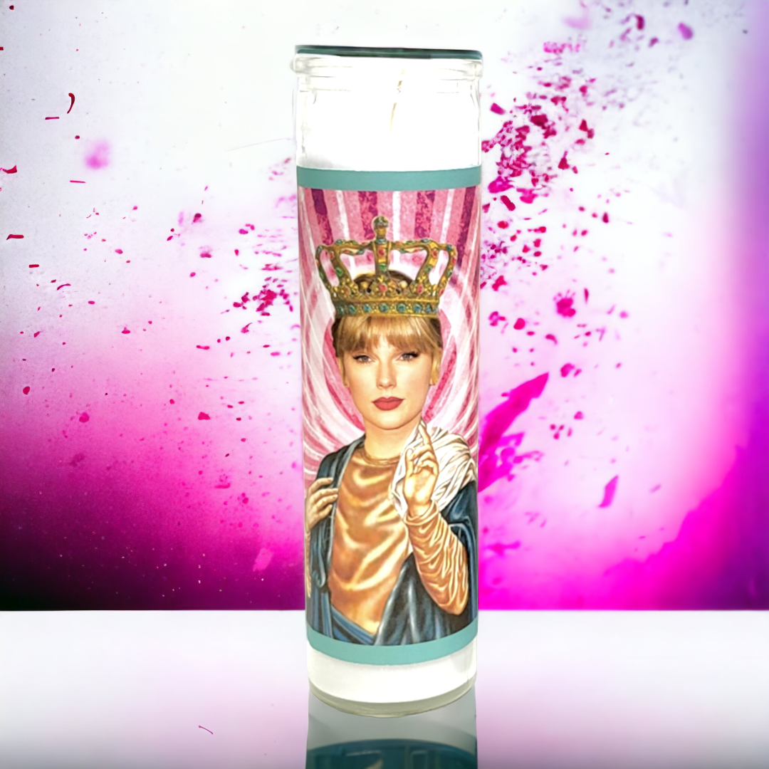 TAYLOR CELEBRITY SAINT CANDLE