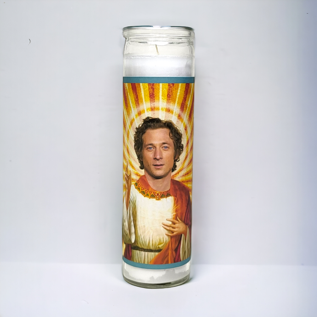 The Bear Jeremy Allen White CELEBRITY SAINT CANDLE