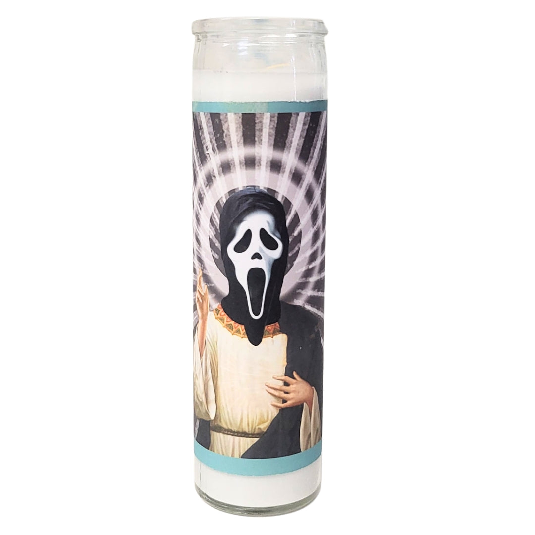 GHOST FACE SCREAM CELEBRITY SAINT CANDLE