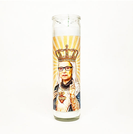 RUTH BADER GINSBURG CELEBRITY CANDLE