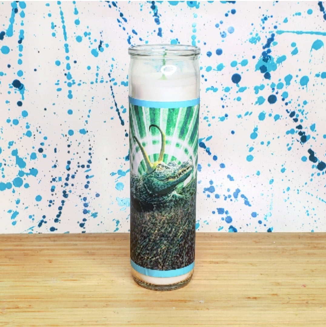 ALLIGATOR LOKI CELEBRITY SAINT CANDLE