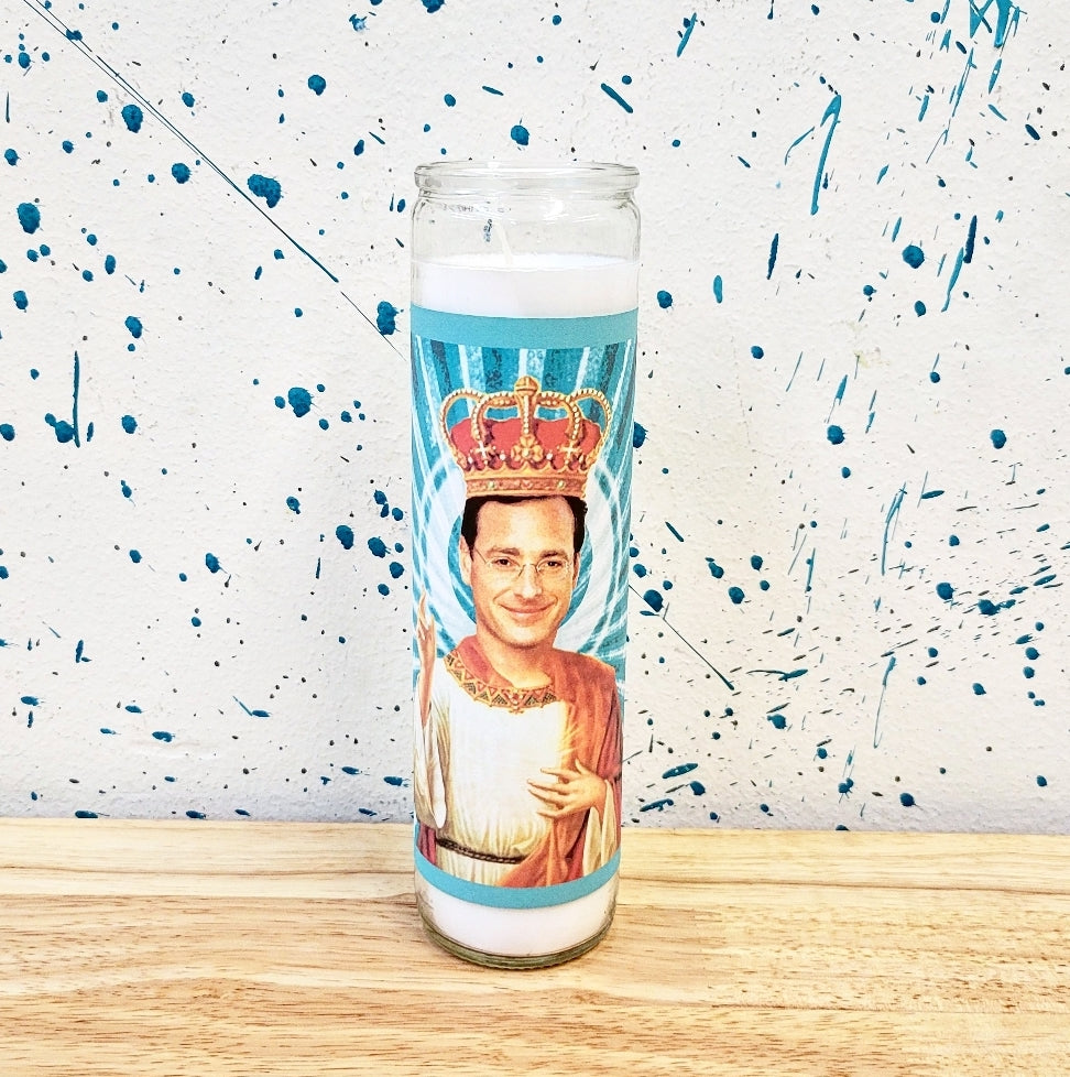 BOB SAGET  CELEBRITY SAINT CANDLE