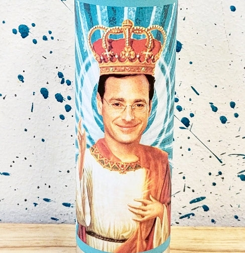 BOB SAGET  CELEBRITY SAINT CANDLE