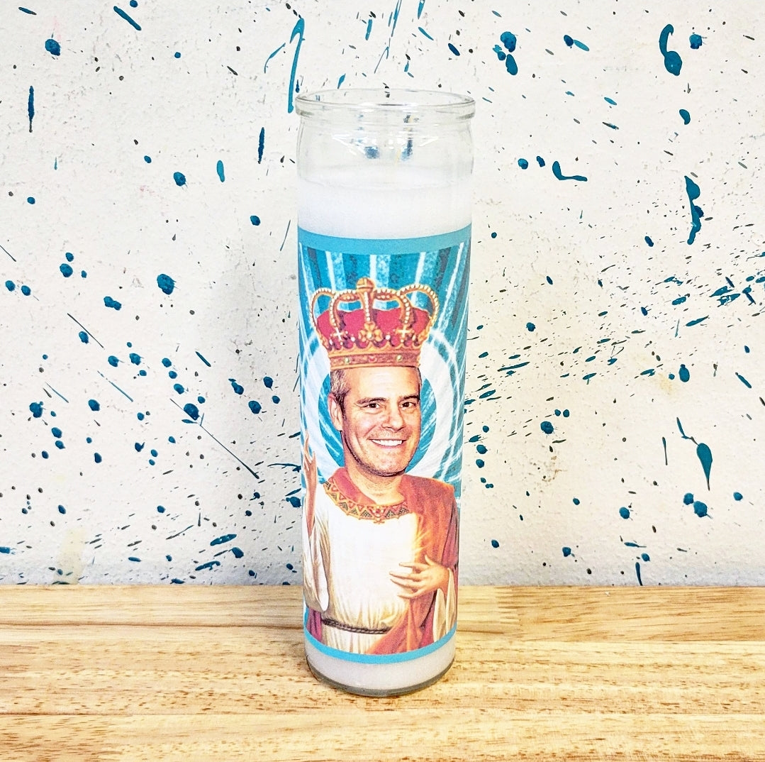 ANDY COHEN CELEBRITY SAINT CANDLE