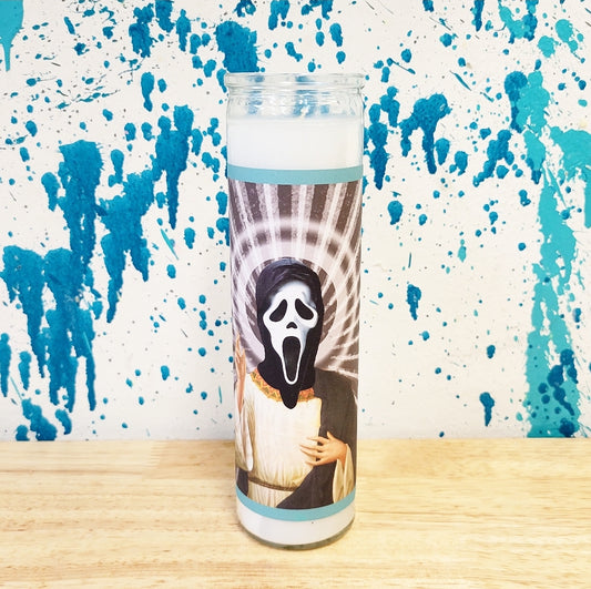 GHOST FACE SCREAM CELEBRITY SAINT CANDLE