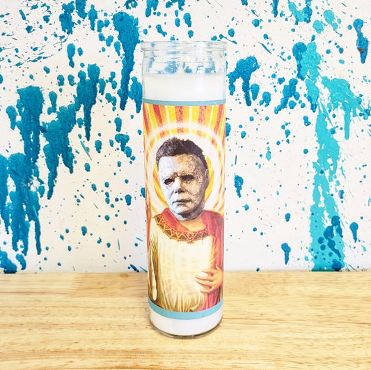 MICHAEL MYERS HALLOWEEN CELEBRITY SAINT CANDLE