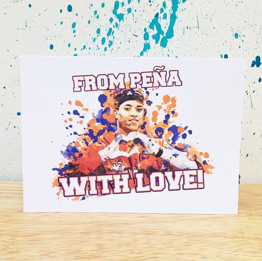 Jeremy Pena Greeting Card