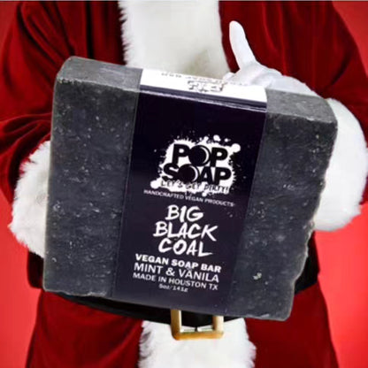 BIG BLACK COAL SOAP BAR