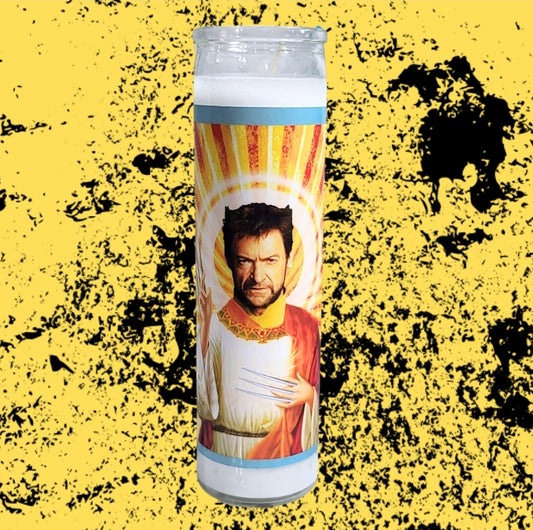 WOLVERINE CELEBRITY SAINT CANDLE