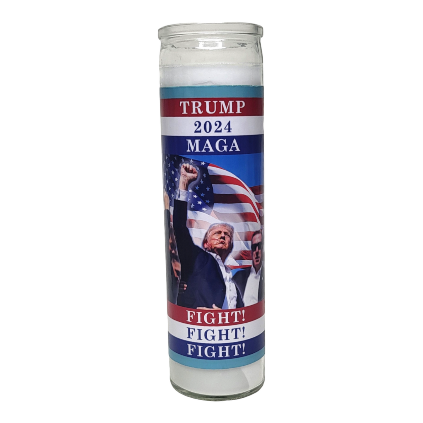 DONALD TRUMP FIGHT CELEBRITY SAINT CANDLE