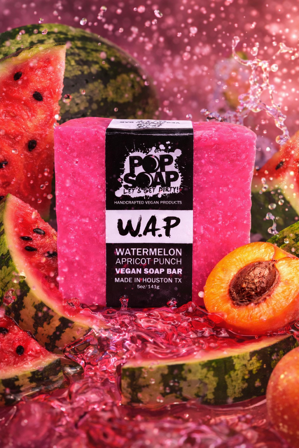W.A.P. (Watermelon•Apricot•Punch) Soap Bar