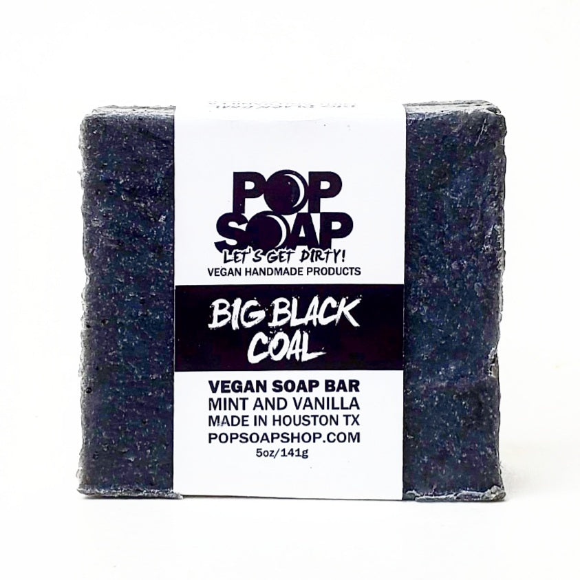 BIG BLACK COAL SOAP BAR