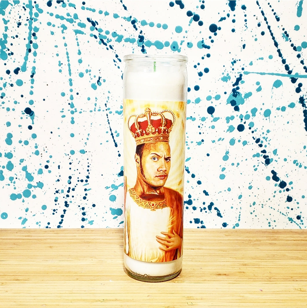THE ROCK CELEBRITY CANDLE